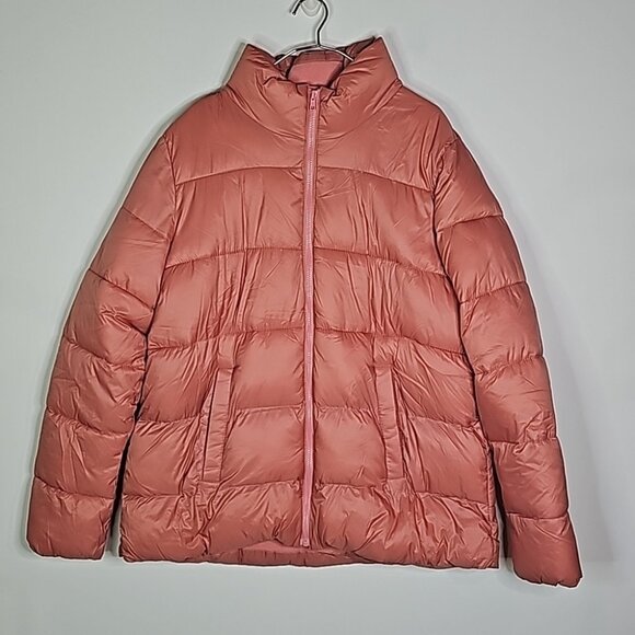 Old Navy Jackets & Blazers - Old Navy XL pink zip up puffer coat